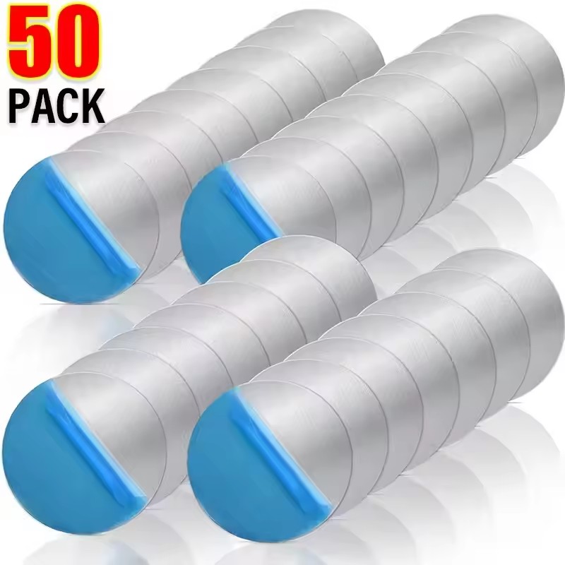 Phone Accessories Useful - แผ่นโลหะแม่เหล็ก 1/50 ชิ้น สำหรับที่ยึดโทรศัพท์ในรถยนต์แบบแม่เหล็ก แผ่นเหล็กสติ๊กเกอร์อเนกประสงค์ ขาตั้งแม่เหล็กสำหรับโทรศัพท์มือถือ