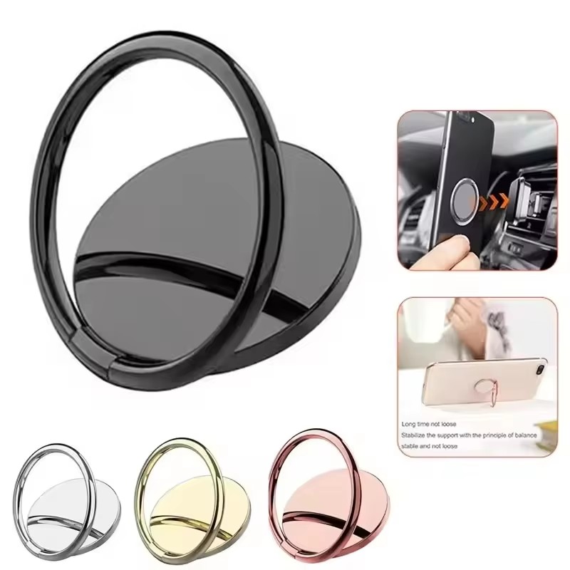 Phone Accessories Useful - ที่วางโทรศัพท์มือถือแบบวงแหวนสำหรับ iPhone Xiaomi สติ๊กเกอร์ติดตั้ง รองรับอุปกรณ์เสริมสมาร์ทโฟน ที่ยึดโทรศัพท์แบบวงกลม
