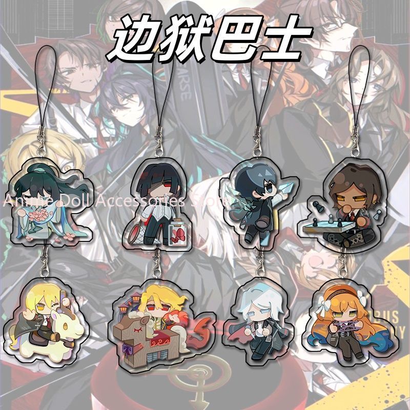 Phone Accessories Charms - สายคล้องโทรศัพท์อะคริลิคลายอนิเมะ Limbus Company ดอนกิโฆเต้ ของตกแต่งโทรศัพท์ พวงกุญแจ