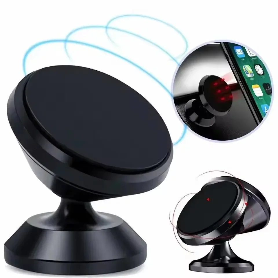 Phone Accessories Useful - ที่ยึดโทรศัพท์ในรถยนต์แบบแม่เหล็ก ขาตั้งโทรศัพท์มือถือ รองรับ GPS สำหรับ iPhone