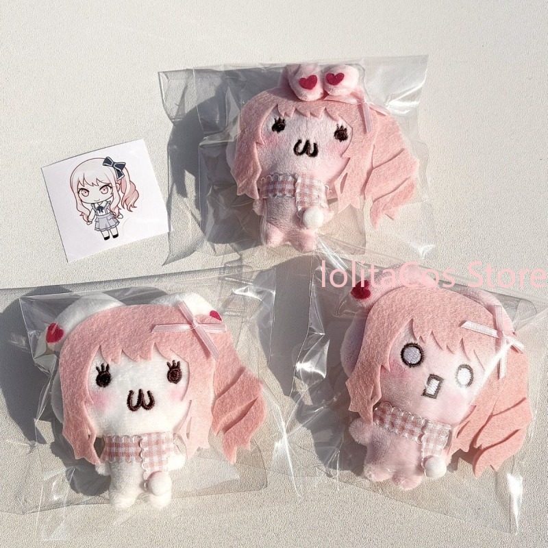 Phone Accessories Charms - อะนิเมะ PJSK โปรเจ็กต์เซไค มิซึกิ อาคิยามะตุ๊กตากระต่ายน่ารักพวงกุญแจจี้กระเป๋าแฮนด์เมดตุ๊กตาของเล่นสีชมพูสาวของขวัญวันเกิด