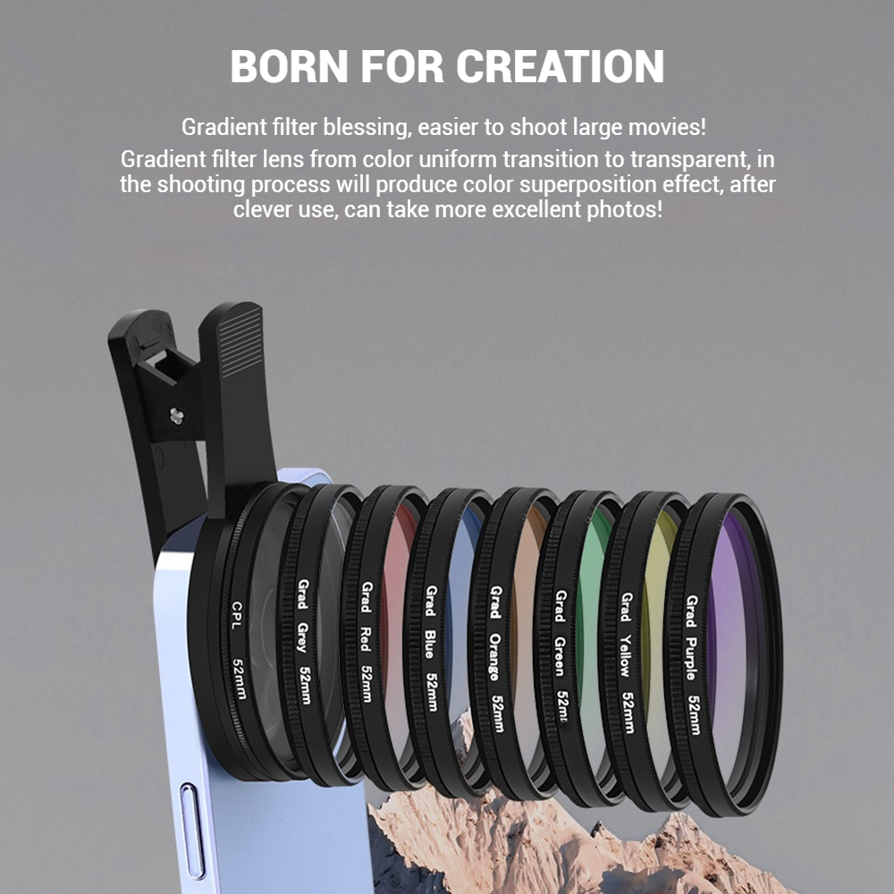 เลนส์โทรศัพท์มือถือ 52 มม. พร้ - Phone Accessories Useful บทวิจารณ์และราคา