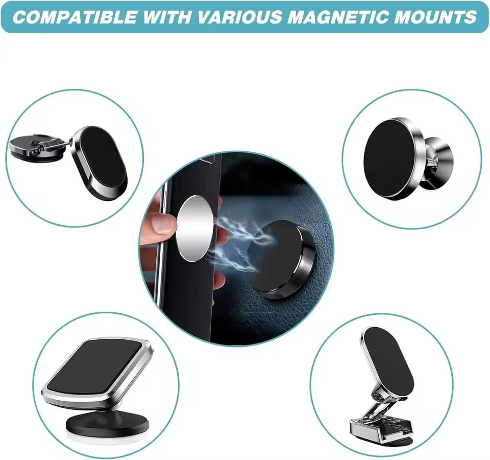 แผ่นโลหะแม่เหล็ก 1/50 ชิ้น สำห - Phone Accessories Useful บทวิจารณ์และราคา