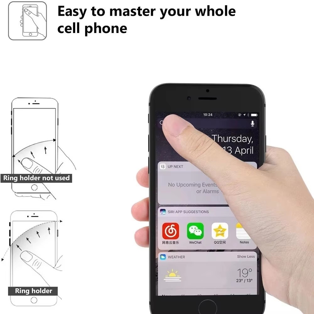 ที่วางโทรศัพท์มือถือแบบวงแหวนส - Phone Accessories Useful บทวิจารณ์และราคา