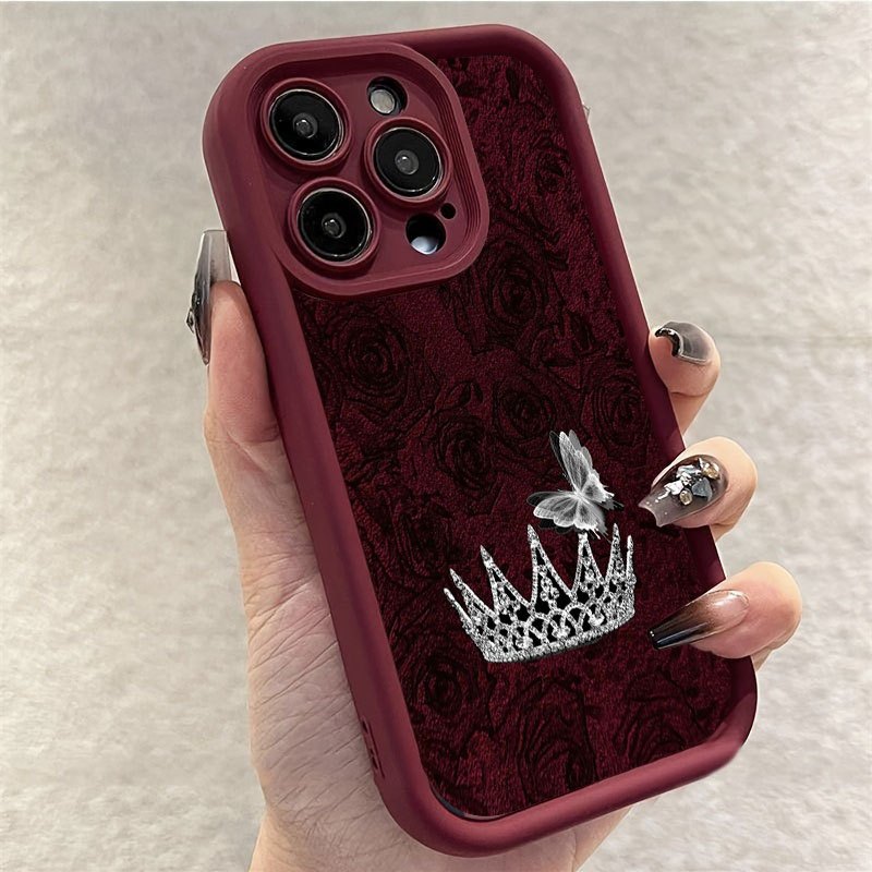 เคสโทรศัพท์ลายกุหลาบแดง มงกุฎส - Apple Iphone 15 บทวิจารณ์และราคา