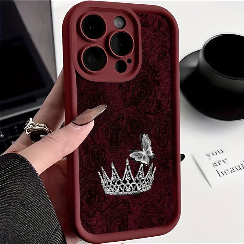 เคสโทรศัพท์ลายกุหลาบแดง มงกุฎส - Apple Iphone 15 บทวิจารณ์และราคา
