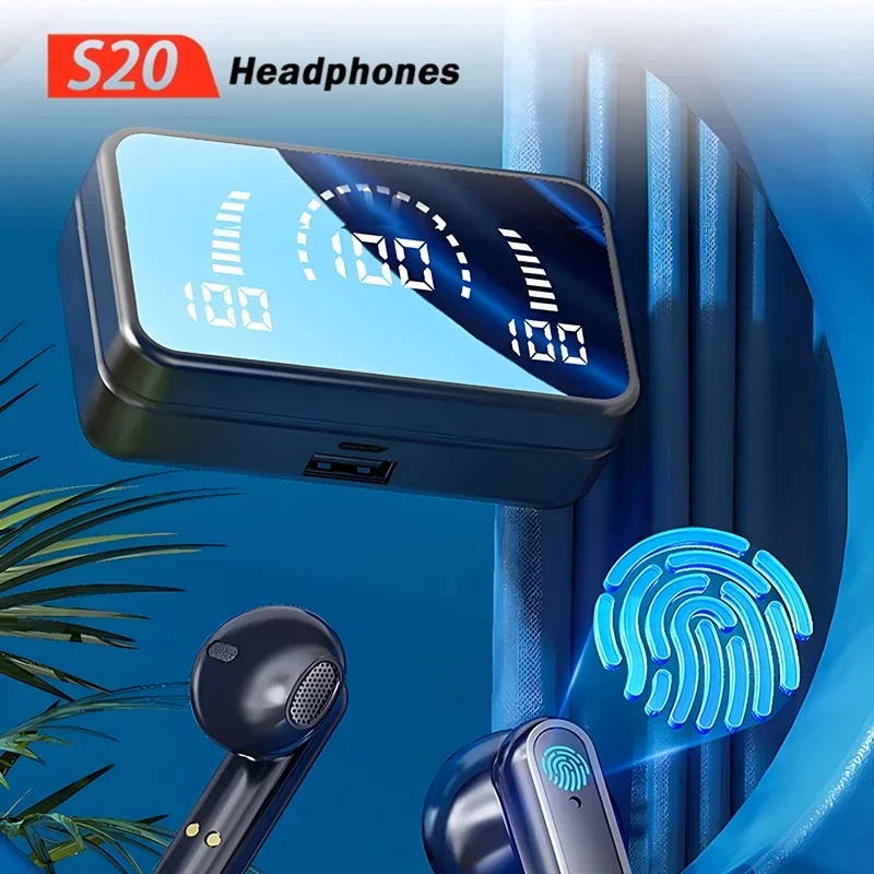 TWS S20 หูฟังบลูทูธหูฟังไร้สาย - Phone Accessories Amazon บทวิจารณ์และราคา